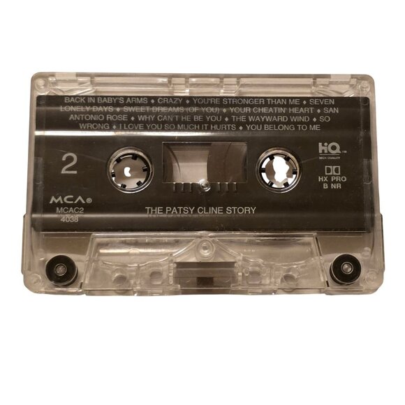 The Patsy Cline Story Cassette Tape Original Decca MCA Records 1988 Release - Picture 6 of 6